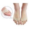 JERN Foot Care Toe Cushion, Hallux Valgus Toe Protector Gel Sleeve Toe Cushion Toe Braces Sock Metatarsal Strap (L)
