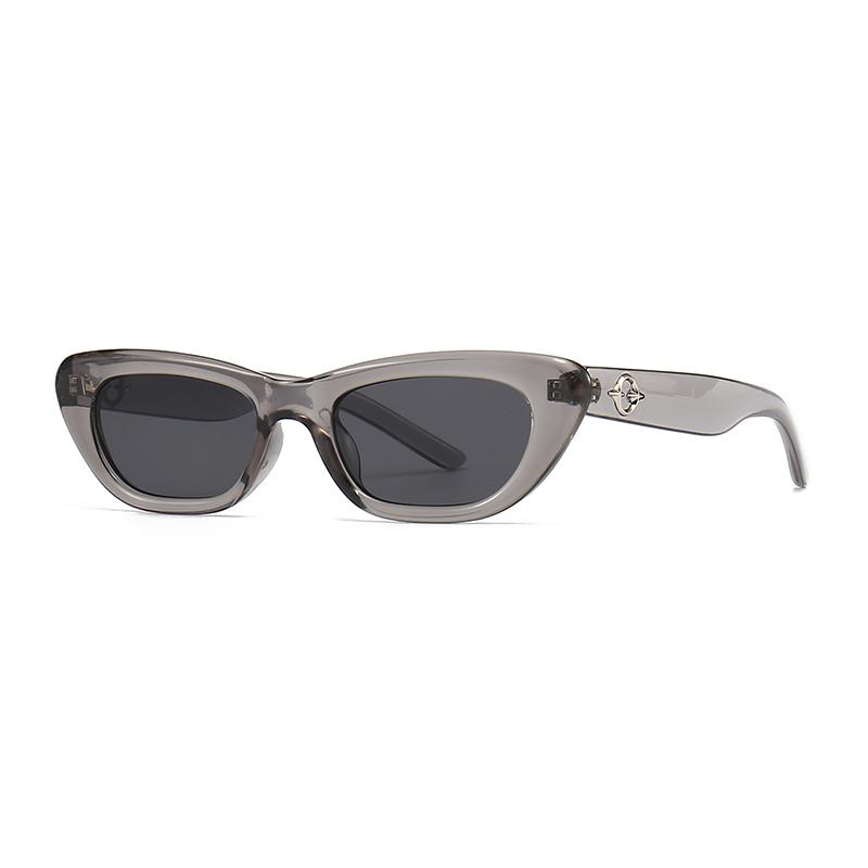 Spring Cat-Eye Sunglasses Modern Charm Narrow Frame Butterfly-Shaped Glasses Cross-Border Sunglasses 9160