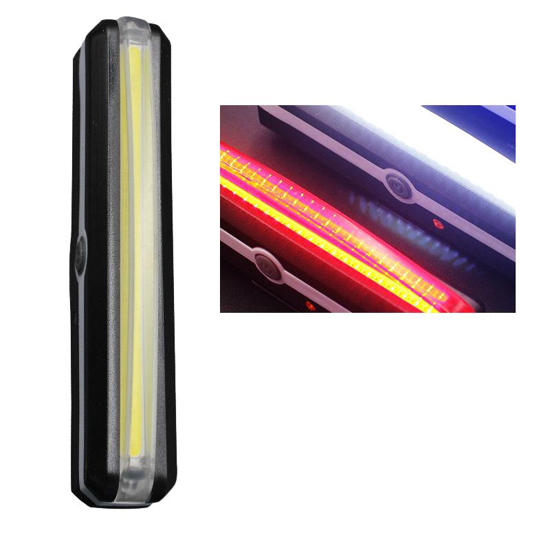 

Bike Cycling Bicycle Head Front Light Usb Rechargeable Tail Clip Lamp Light Red White