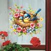 Static Window Sticker Decorative Bird Sticker Waterproof Scratch-Resistant Removable Sticker for DIY Home Decor