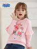 Peppa Pig Girls' Pink Long Sleeve Sweatshirt - Cute Spring/Autumn Top with Round Neck