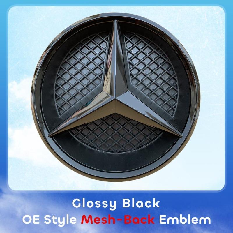 

Car Front Bumper Grill Star Badge Emblem OE Style 3D Mirror Finish Style LED Logo Emblem For Mercedes Benz GLC250 GLC300 GL350