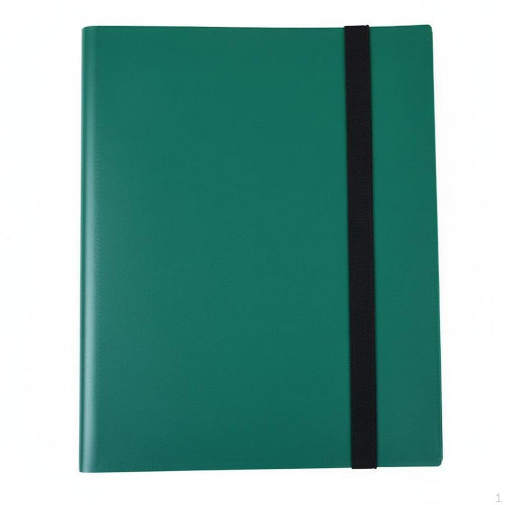 A4 Card Storage Book Large Capacity 9Pocket Binder HighClearness Pockets for Kids, Collectors,