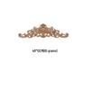 European Solid Wood Carved Floral Applique for Furniture and Doors