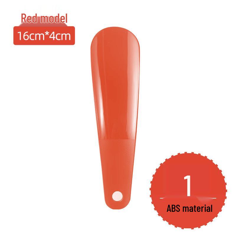 Extended Plastic Shoehorn - No Bend Long Handle for Easy Shoe Wearing, Ideal for Pregnant Women