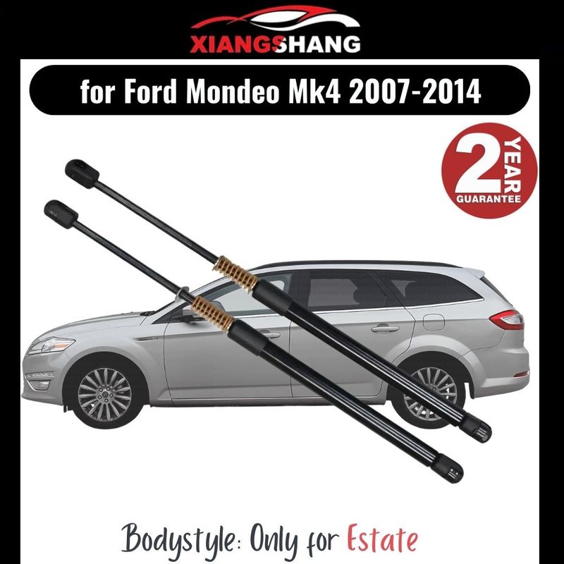 2pcs Rear Tailgate Damper for Ford Mondeo Mk4 Estate 2007-2014 WITH SPRING Trunk Boot Gas Charged Gas Struts