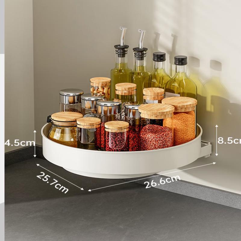 Youshu Multi-functional 3-Tier Rotatable Kitchen Organizer