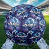 Custom Name Personalized Cosmic Bot Crew Print Size 5 Soccer Ball Training & Match Football, for Team, Kicking, Gift for Football Enthusiasts