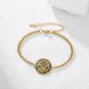 St. Bracciale Medaglia di San Michele Arcangelo per Uomo Catena a Scatola in Acciaio Inossidabile Bracciale dell'Arcangelo San Michele Gioiello Cattolico Regalo