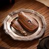 Leather Key Cover Is Suitable for BMW 5 Series 730li Car Key Bag Car Keycase Chain High-end