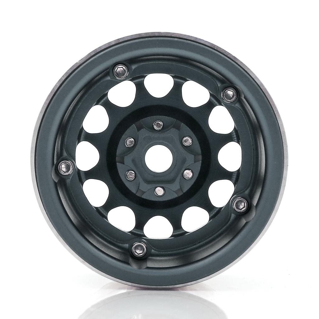 Aluminiumlegering Hjul Fälg Beadlock Röd Hjul Fälgar Nav 4st 2.2tum 65*36mm Ersättning för Trax4 Trax6 Axial Scx10 Rr10 Fjärrkontrollbil