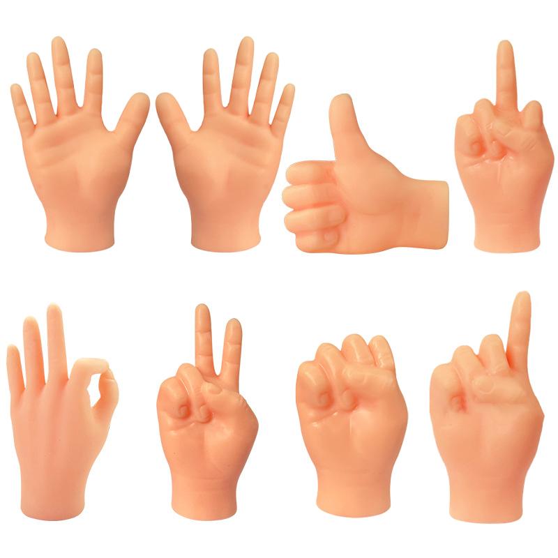 

1 комплект креативных интерактивных забавных игрушек для кошек, мини-игрушки для дразнения в виде кошачьих пальцев, искусственные перчатки для рук, игрушки для домашних животных