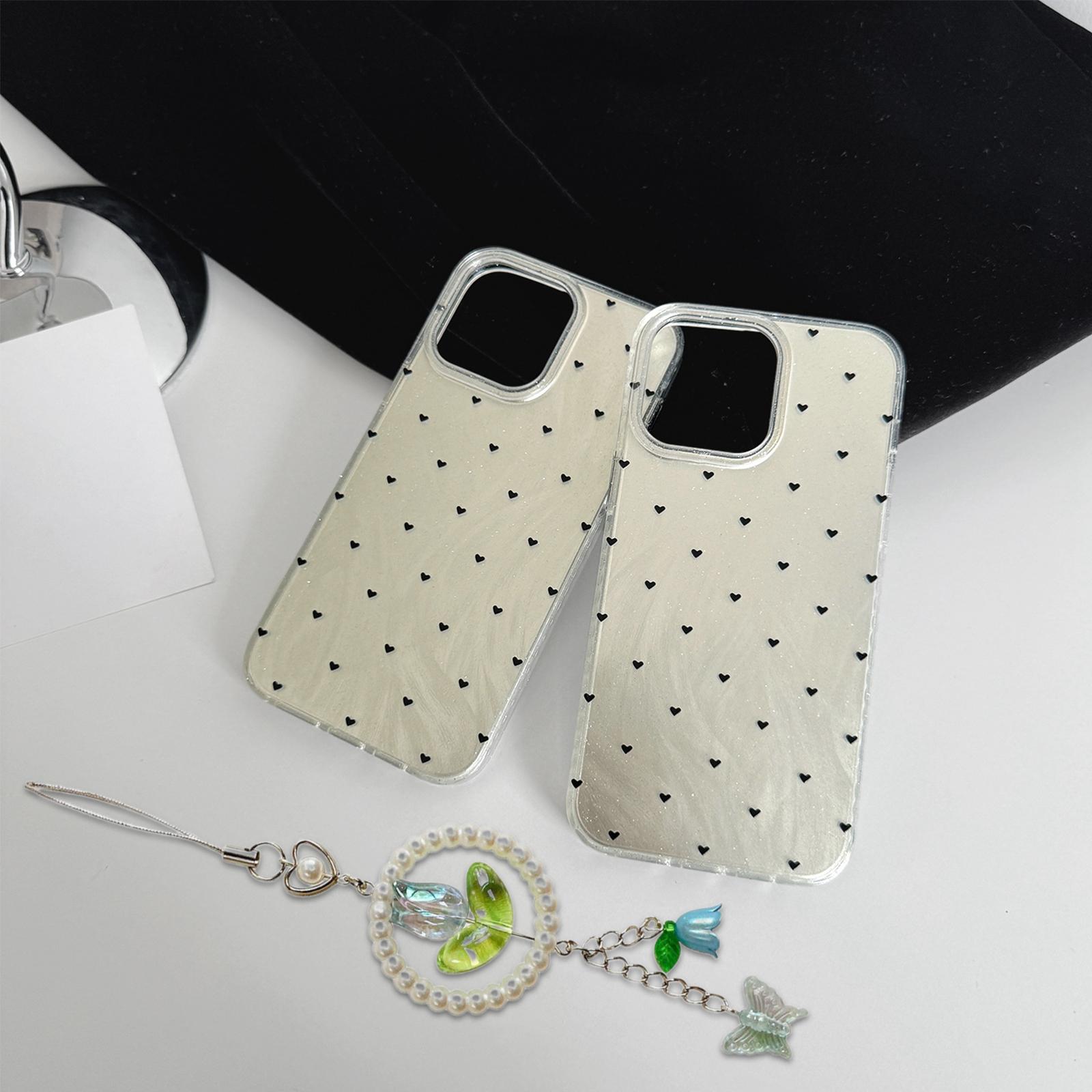 Элегантный цветок бабочка телефонный брелок с бусинами акриловый мобильный аксессуар — фото 7