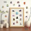 100Pcs/Set Funny Reading . Cats & Books Stickers DIY Fashion Decals Stickers