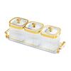 Dried Fruit Plate Divided Serving Dishes Multifunctional Candy Nuts Dish with Lid Appetizer Plate for Home Wedding Appetizer