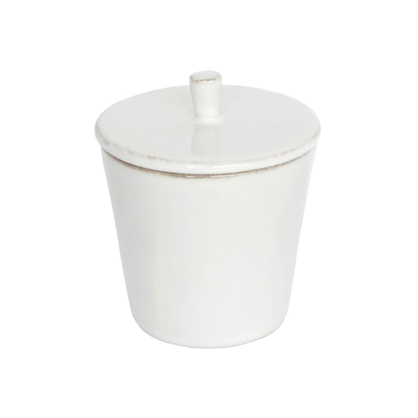 [Authentic Imported Product] Costa Nova Sugar Bowl/Sugar Pot, Approx. 8cm, White, Dishwasher Safe, Microwave Safe, LSX101W