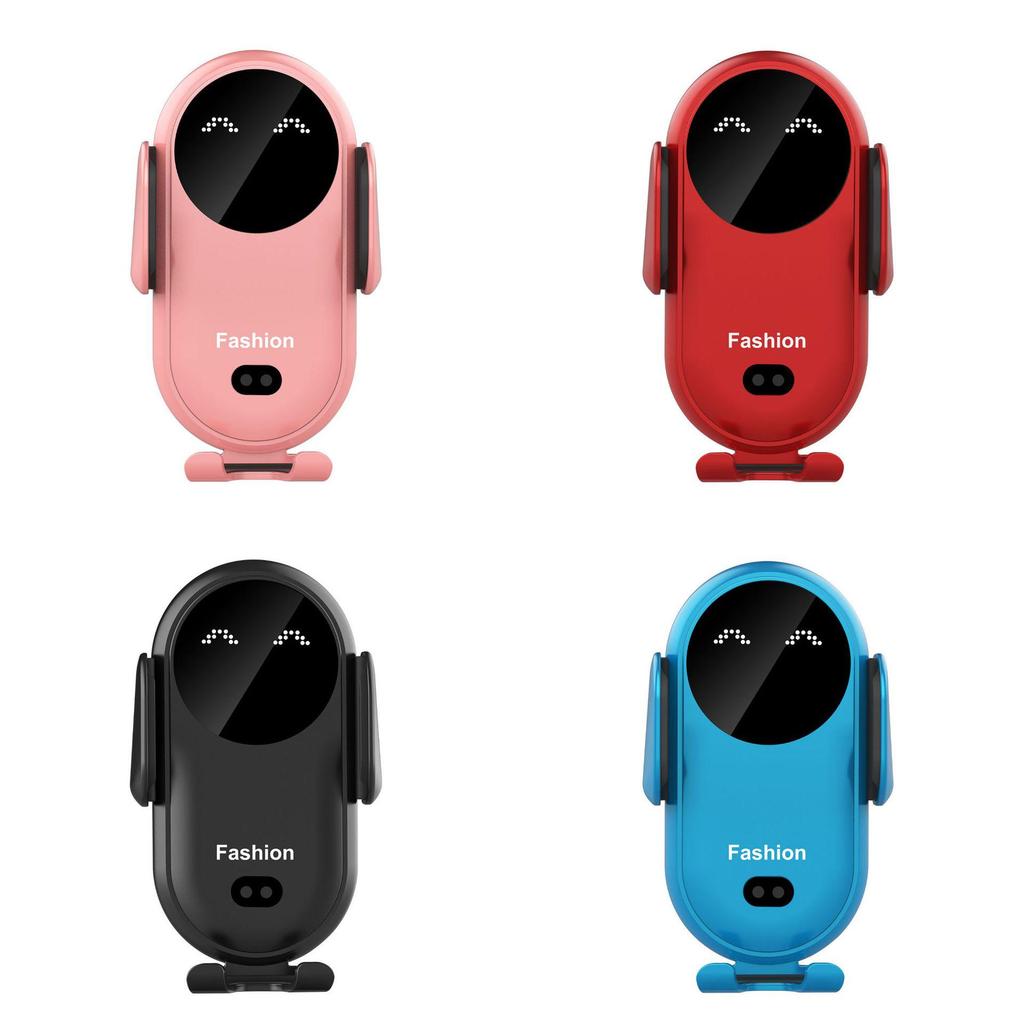 Smart Clip Infrared Sensing Car Wireless Charger & Phone Holder with Fast Charging