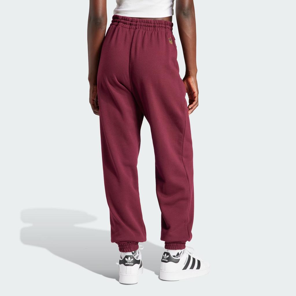 Adidas Originals Moomin Joggers Embroidered Knit Sports Pants Women Joggers Dark-Purple IL2449