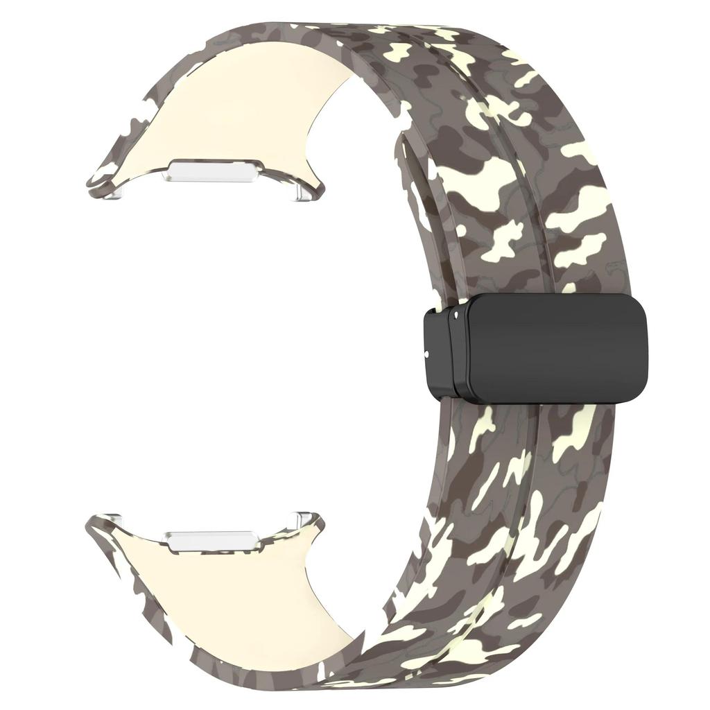 Silicone Sport Strap for Samsung Galaxy Watch Ultra 47mm Strap Magnetic Folding Clasp for Watch Ultra Replacement Bracelet Strap