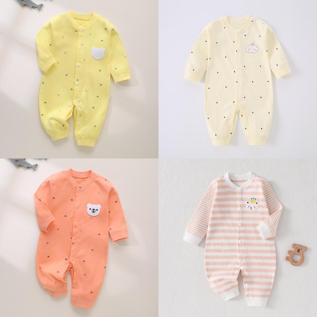 Baby Cotton One Piece Suit With Breathable Fabric For Newborns And Infants