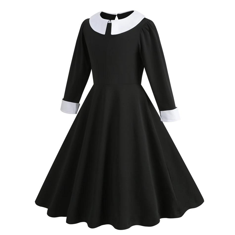 Halloween Dress Girl Costume for Girls Black Dress