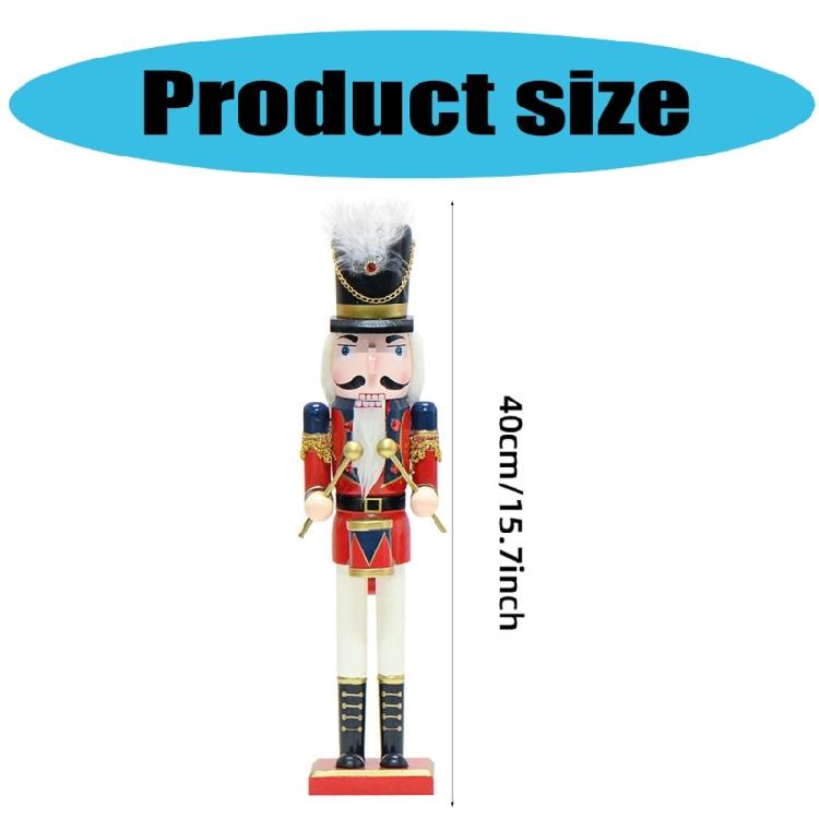 Mehrzweck Nussknacker Soldaten für Weihnachtsornament Handbemalte Holzdekorationen Tragbar für den Haushaltsgebrauch