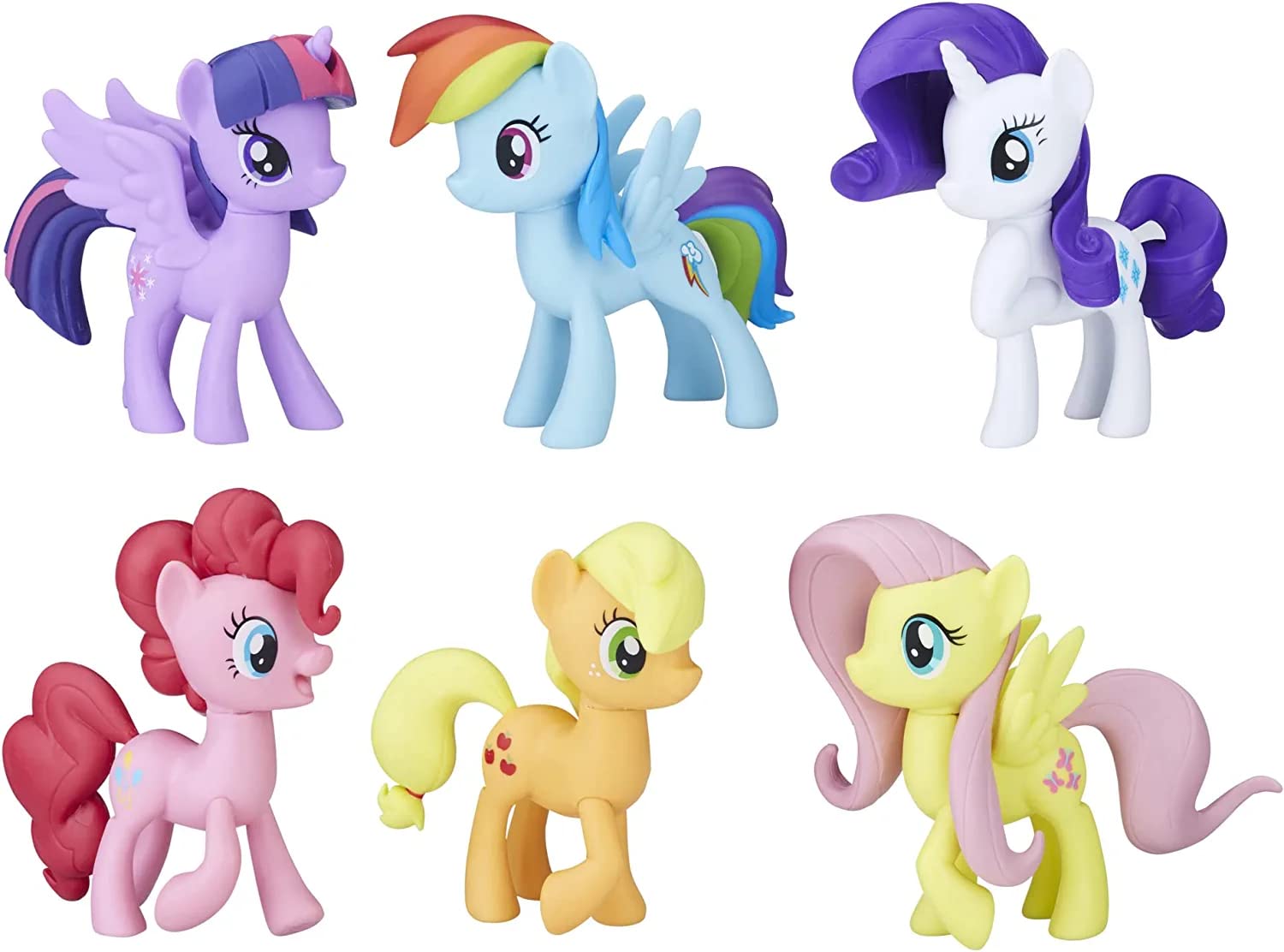 

Набір фігурок My Little Pony 6 основних персонажів Приблизно. 7,4 см [Б/в]