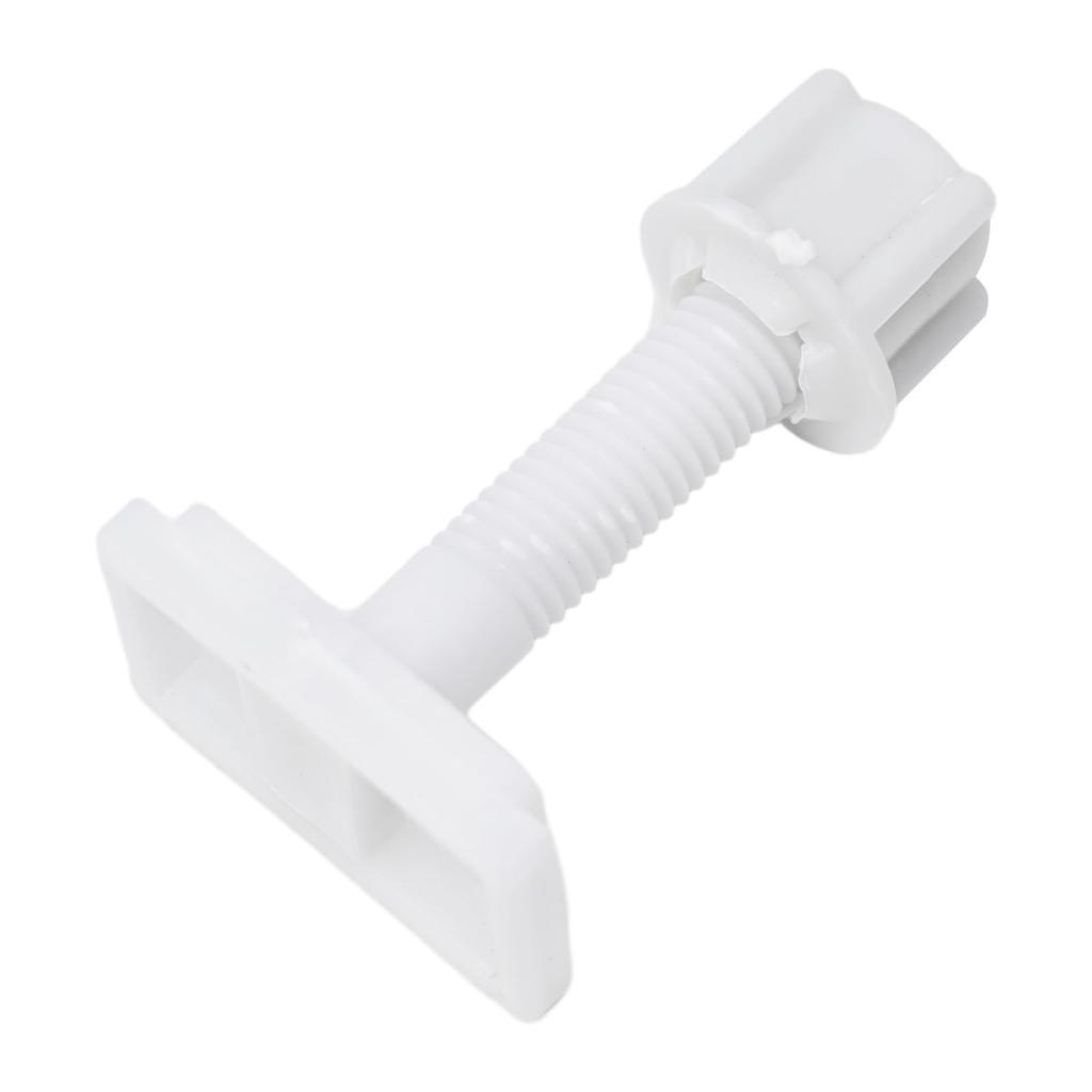 2pcs Toilet Seat White Hinges Full Set Bolts Screws Bathroom Repair Kits Tools Universal Toilet Replacement