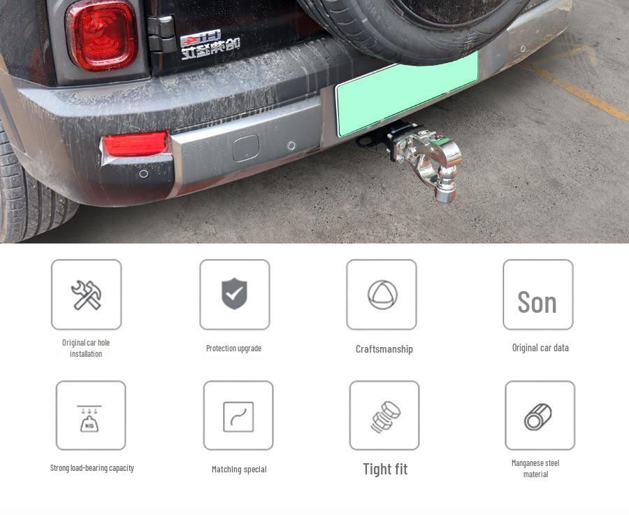 Enhanced Reinforced Tow Bar for Haval Menglong Trailer Hitch Upgrade