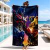 Car robots Battle Beach Towel, Super Soft Microfiber, Perfect Gift for Her/Him, Birthday, for Pool, Beach, Travel, Decor Beach Party