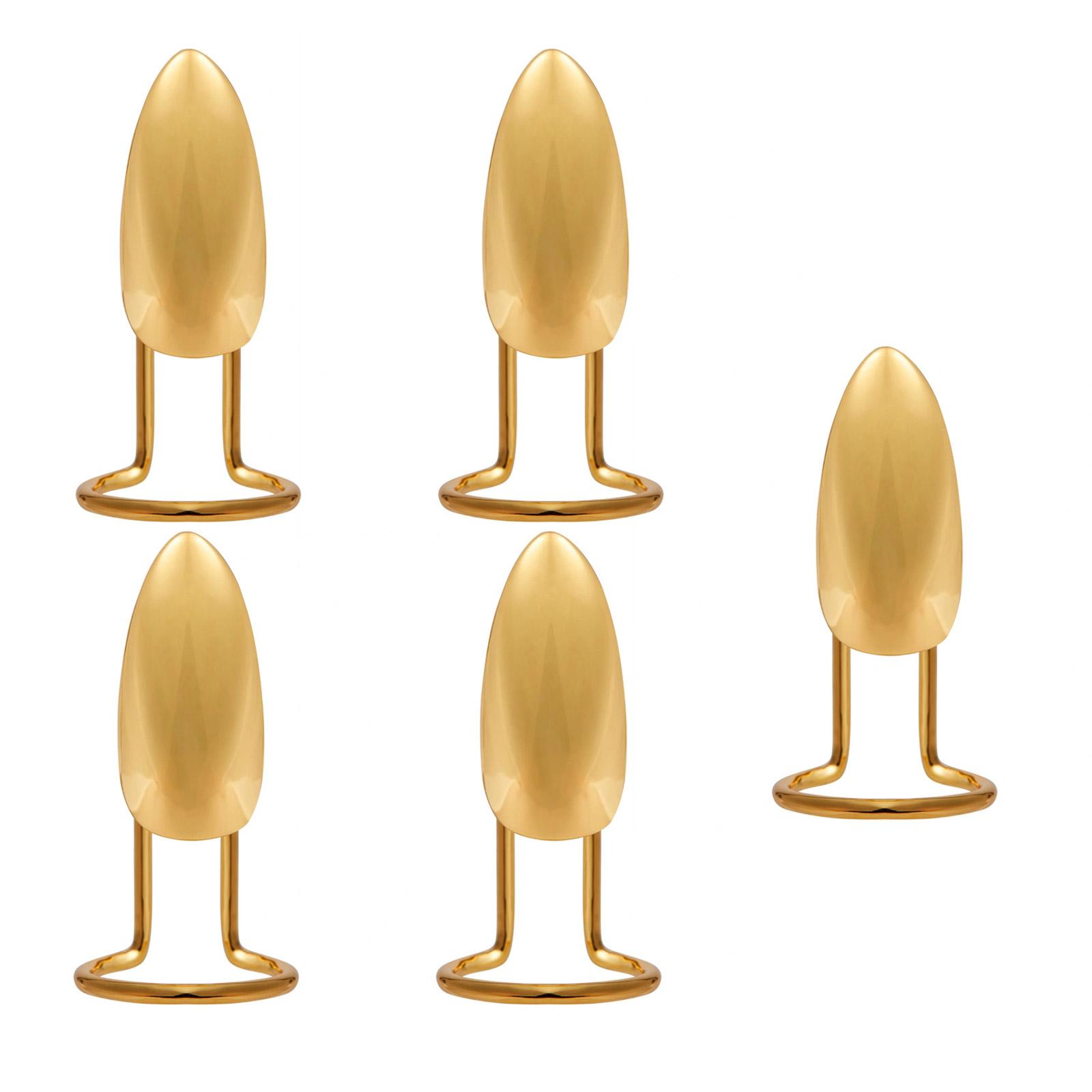 

Модные кольца для ногтей регулируемого размера, набор из 5 шт., прочные сплавы, ювелирные изделия, аксессуары для модных женщин, дамское использование