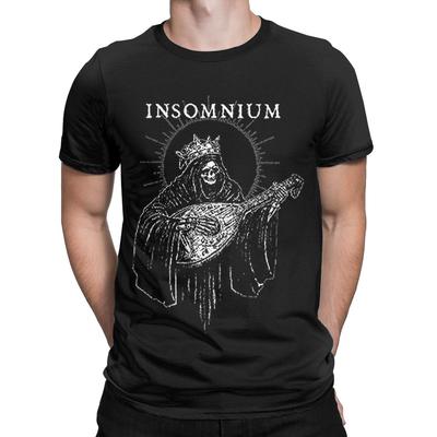 Καλοκαιρινό Insomnium Metal Μπάντα Ανδρικό Γυναικείο Μπλουζάκι Ρούχα Μοναδικά Μπλουζάκια Μπλουζάκι 100% Βαμβακερά Ρούχα με Γραφική Εκτύπωση