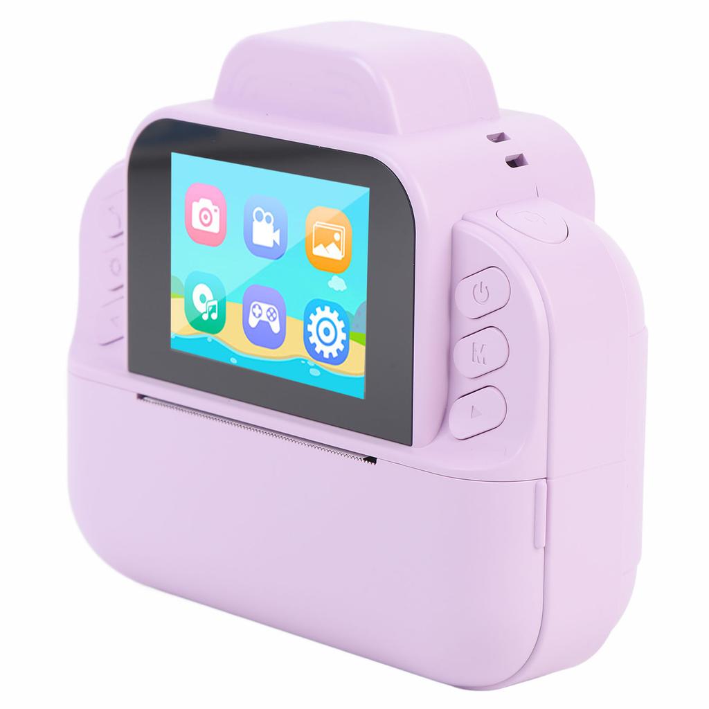 Kids Instant Print Camera 2.4 Inch Screen 48MP 1080P 6X Digital Zoom HD Compact Digital Camera with