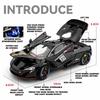 1/24 McLaren P1 GTR Supercar Alloy Diecast Model Car Sound and Light Pull Back Children's Toy Car Classic Ornaments Collection