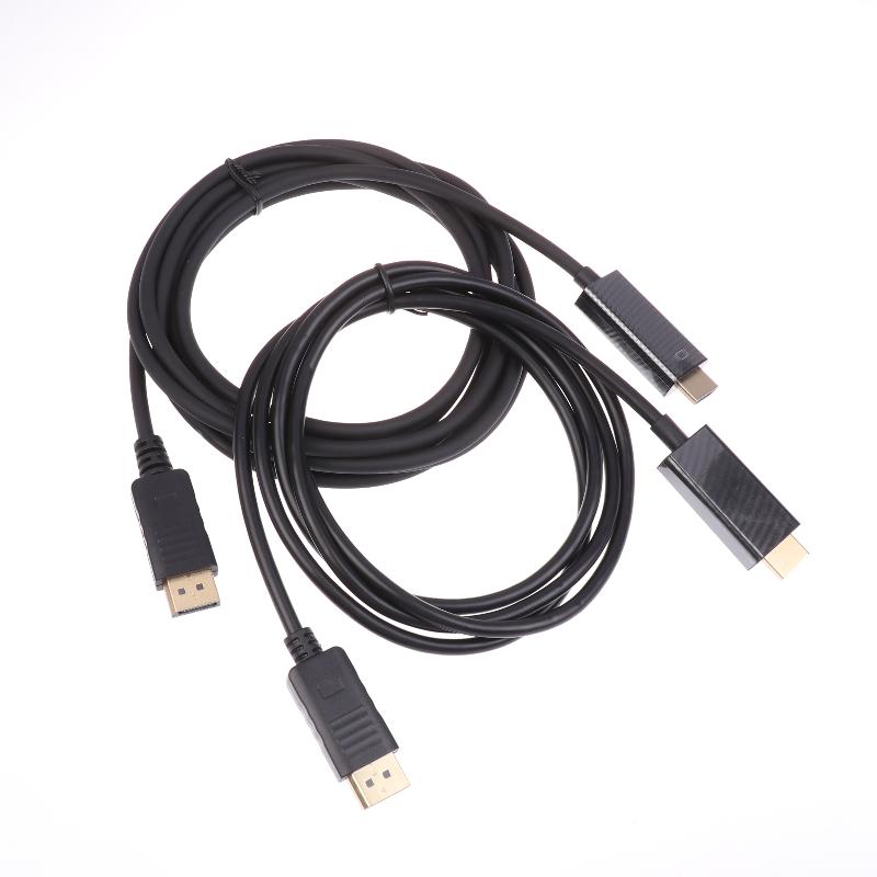 Dp To Hd Cable 1.8/3M 4K HD Adapter Cable Computer Monitor Cable Convert Large Dp To Hd For Computer Laptop TV Projector Monitor
