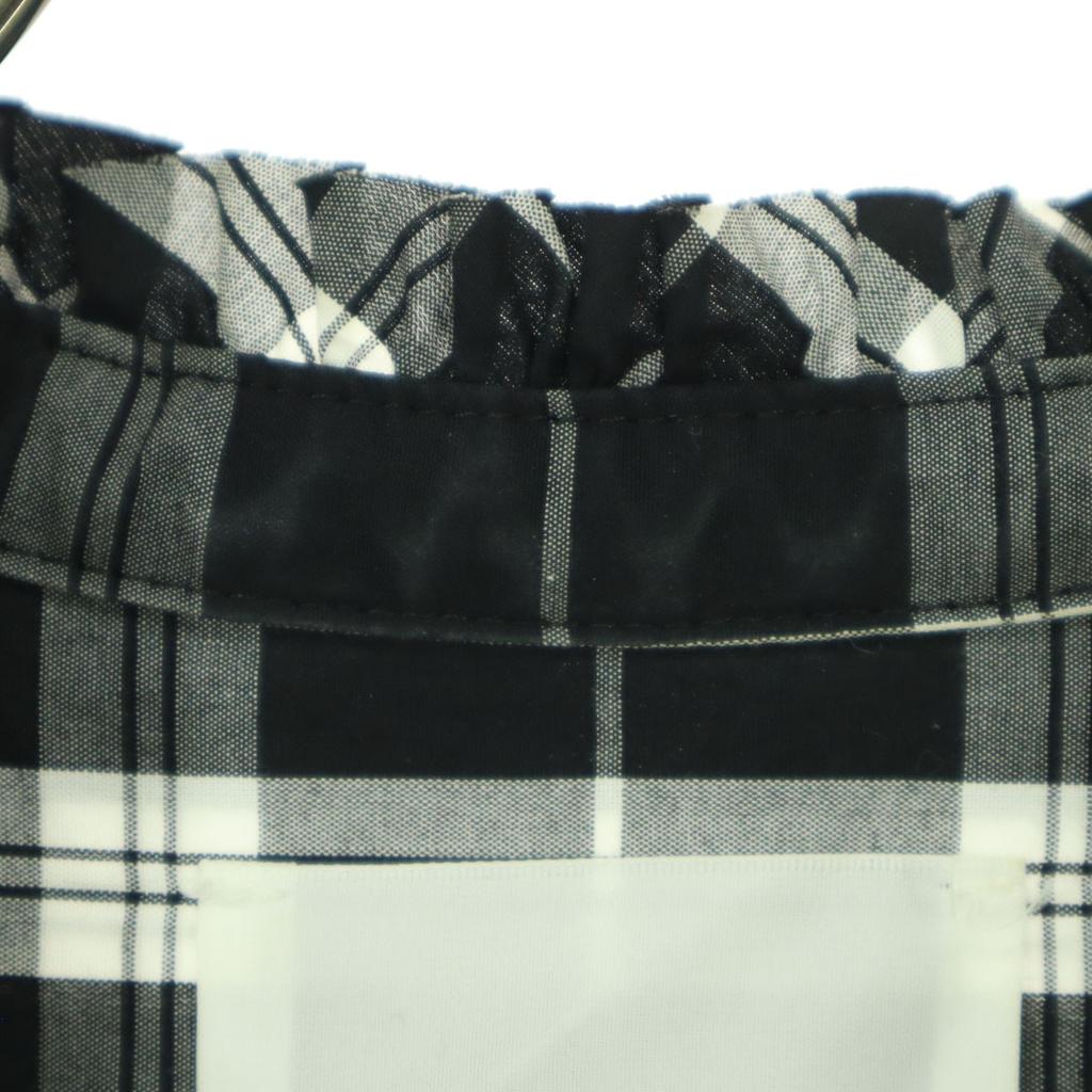 MIDIUMISOLID made in Japan Check Pattern Long sleeve blouse Black series Women Used