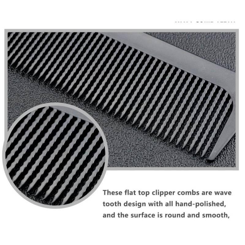 Professional Barber Comb Wide Tooth Detangler Hair Styling Brush Durable Plastic for Salon Haircut