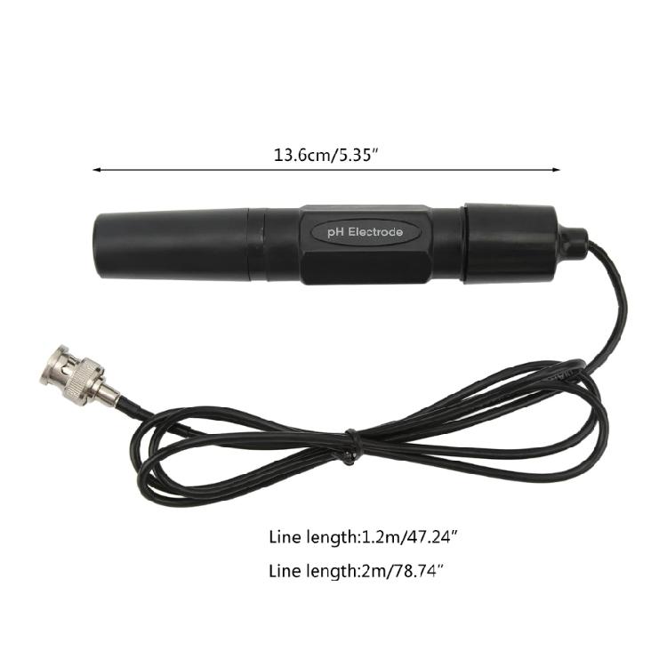 High Accuracy PH MeterMonitor BNC Connector 0-14PH Electrode Sensor Meter