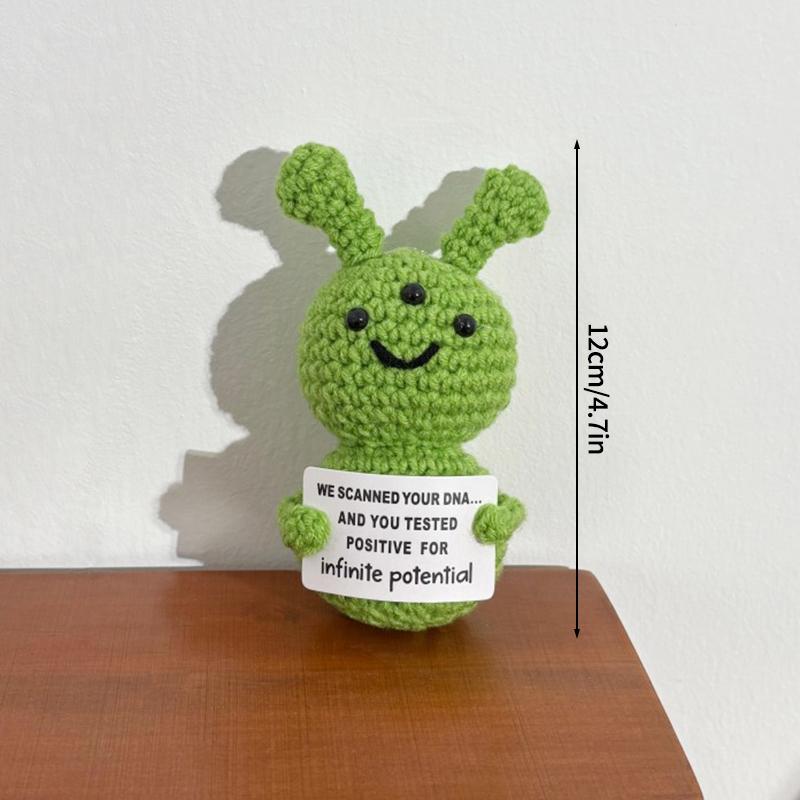 Crochet Ornament Desk Accessories Handmade Doll Birthday Party Decoration Party Gift Favors Hand Knitted Ornament