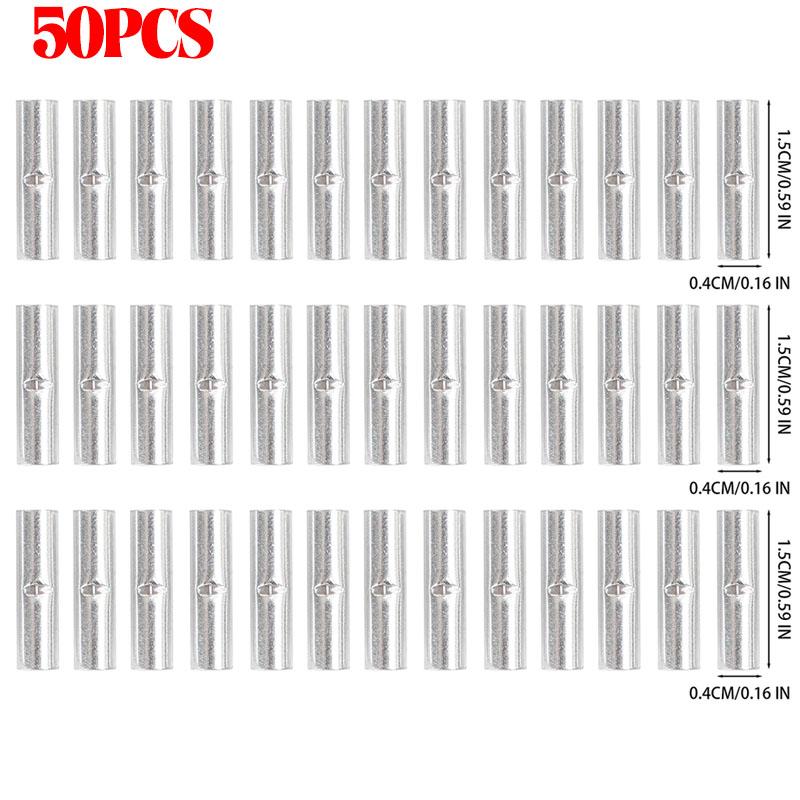 

500x Wire Terminal Crimp Connectors Galvanized Coating for Automotive Electrical Wiring Repair Marine Wiring Crimps Electrical