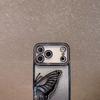 Glitter Quicksand Butterfly Rhinestone Stand Shockproof Anti Fall Phone Case For Apple Iphone