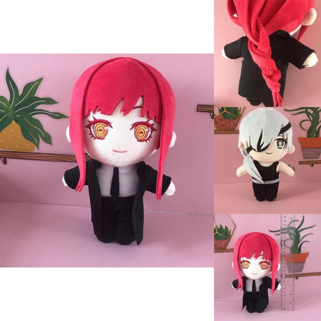 Weiche und niedliche Anime-Kettensägenmann-Plüschpuppe Makima Das perfekte Geburtstagsgeschenk