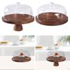 Kuchen Display Server Tablett Ständer Tragbare Vielseitig Dekorative Bruchsicher Runde Container