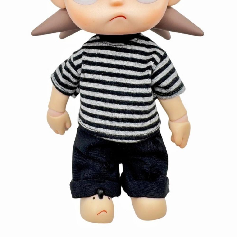 High Quality New Cartoon Dress Up Decorations Cute Multicolors Casual Denim Pants Ripped Jeans Pants For 1/8 Dolls