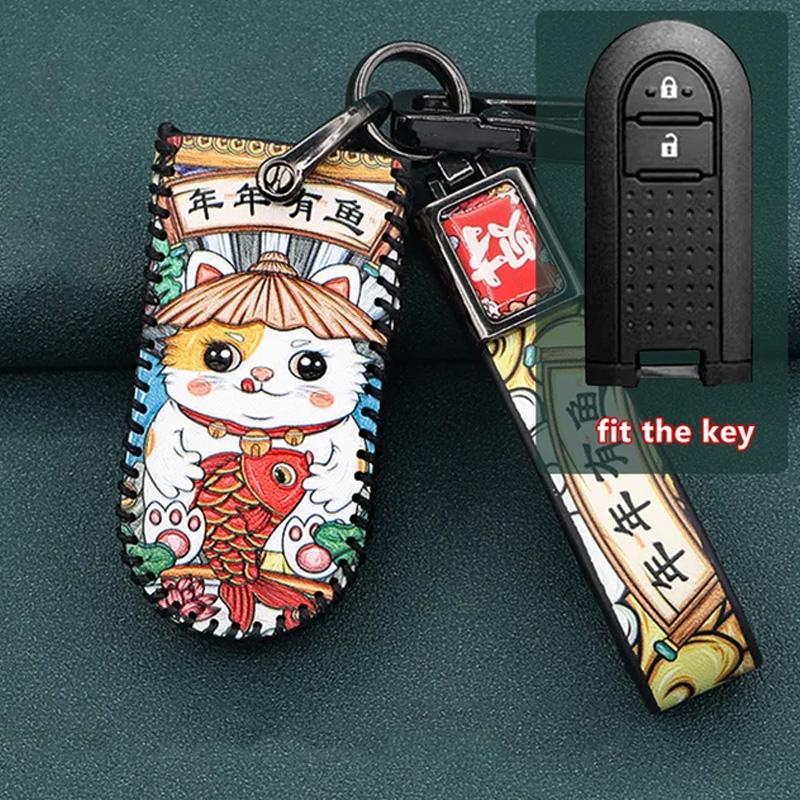 2 Buttons Car Remote Key Cover Case for Daihatsu Tanto Terios LA600S LA800S LA610S LA150S for Perodua Toyota Rush Accessories