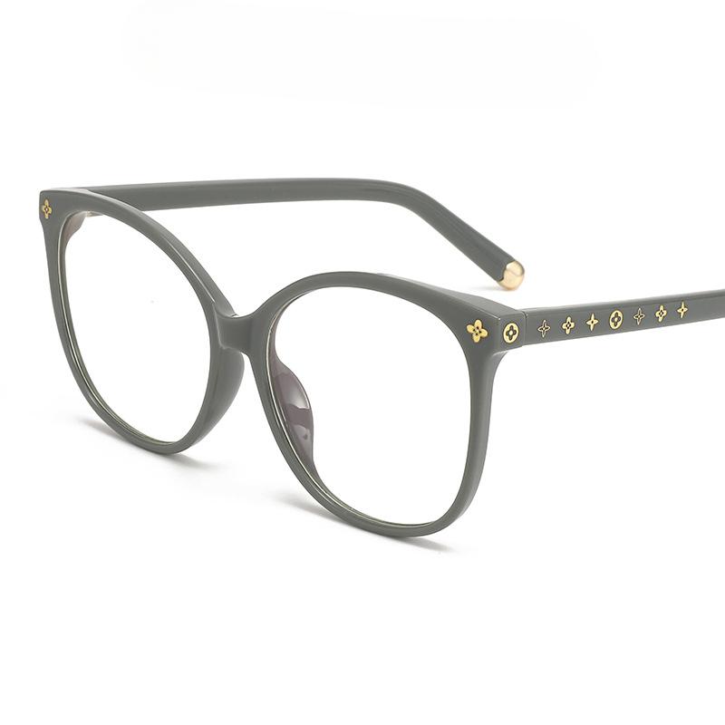 Ochelari de soare cu ramă mare de modă Ochelari de soare simpli cu ramă ochi de pisică Ochelari de soare cu personalitate feminină