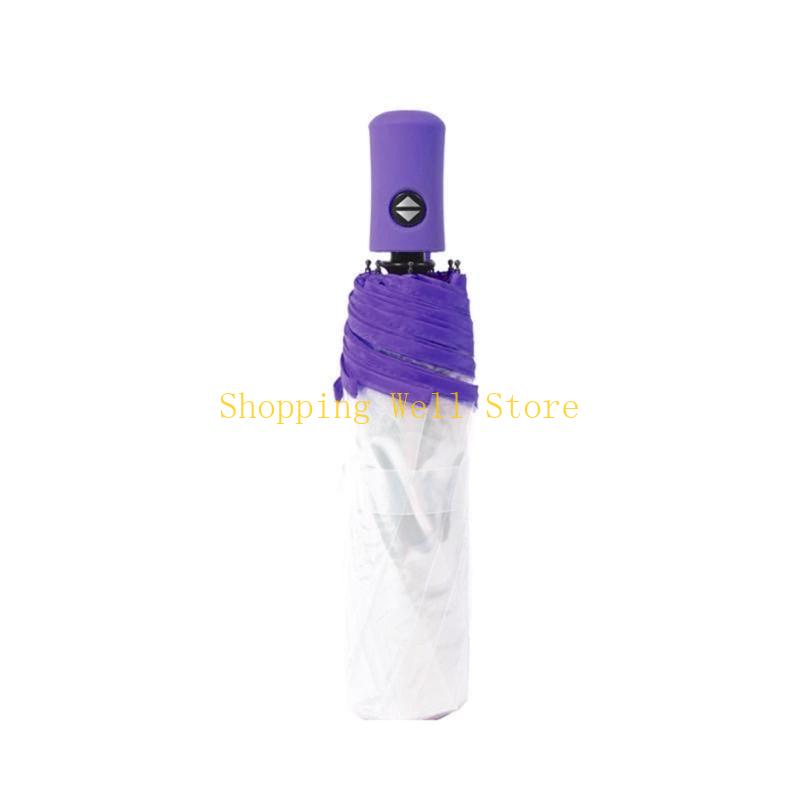 KX4B Umbrella Transparent Umbrella Woman with Automatic Windproof Outdoor Umbrella