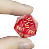 DND Dice Set 7pcs Marble Effect Polyhedral Dice with Roman Digital D4-D20 for Tabletop Game DND TRPG