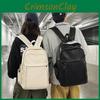 Solid Unisex Backpack Color Pu Material With Padded Straps For School And Trips