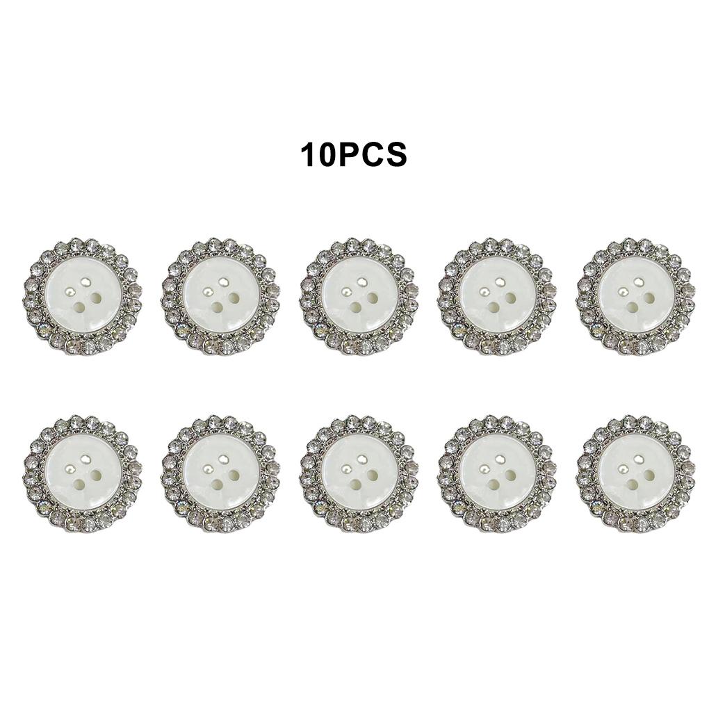 10 Pieces Sewing Clothes Button Coat Sweater Decor Round Buttons Dressmaking Replacement Part DIY Craft Garment for